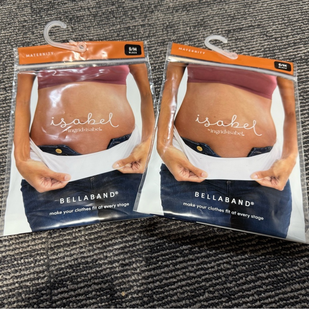 BRAND NEW - 2 Maternity Bellabands -S/M